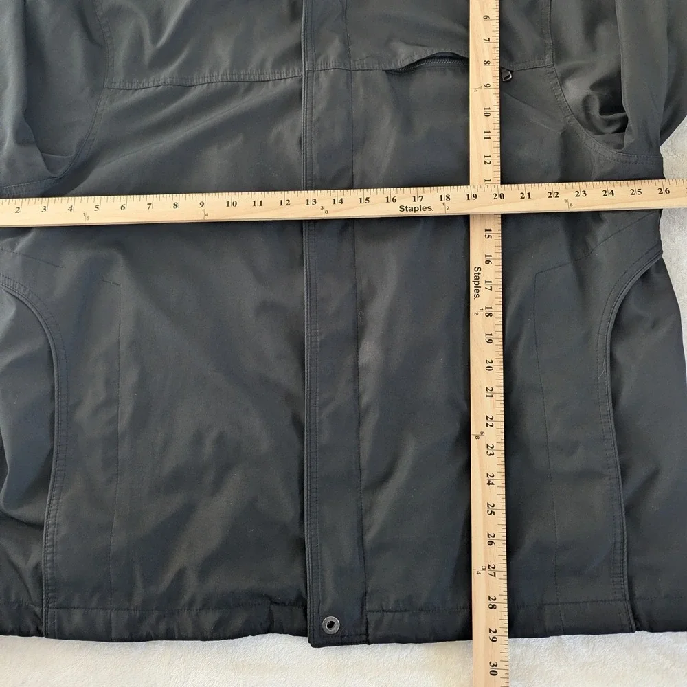 Calvin Klein Mens Black‎ Full Zip Collared Jacket Lightweight XL